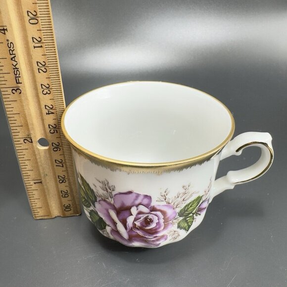 Kronester Bavaria Fine China Porcelain Teacup And Saucer Set Gold Edges Germany - Picture 4 of 15